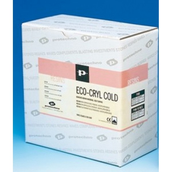Resina Autopolimerizable Eco-Cryl Cold Polvo 2x500g
